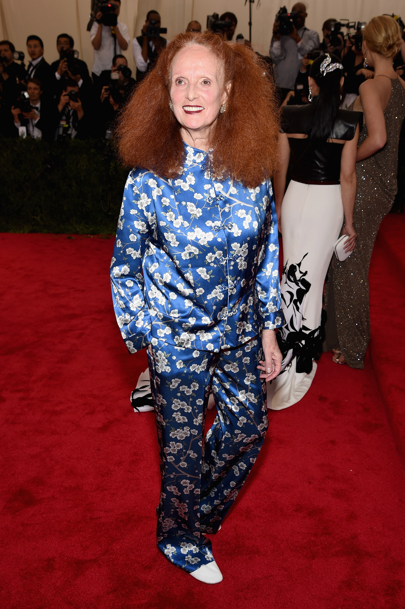Illustration for article titled Grace Coddington and Her Pajamas Are the Met Gala's True Winners